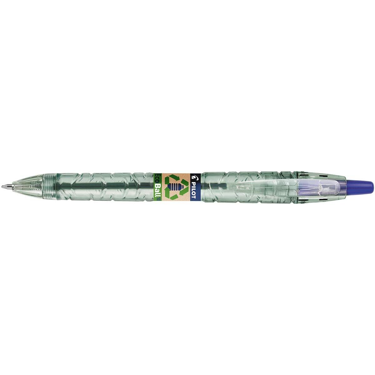 Ручка Pilot Ecoball Переработанный пластик Синий 1 mm (10 штук)-2