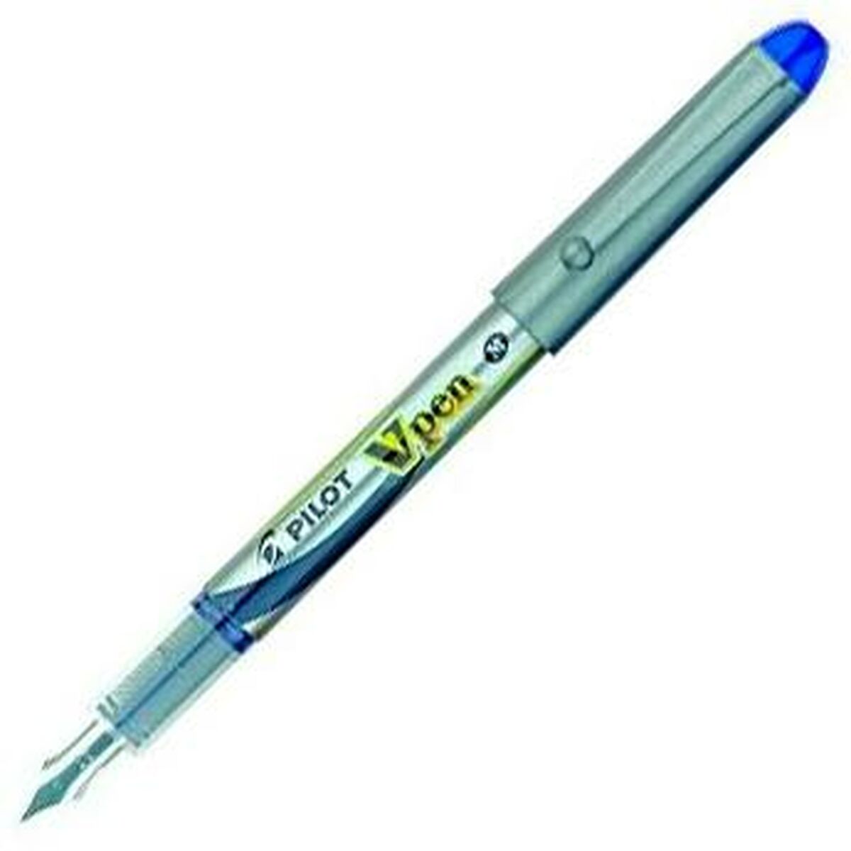 Ручка с жидкими чернилами Pilot V Pen Перо для каллиграфии Одноразовая Синий 0,4 mm (12 штук)-2