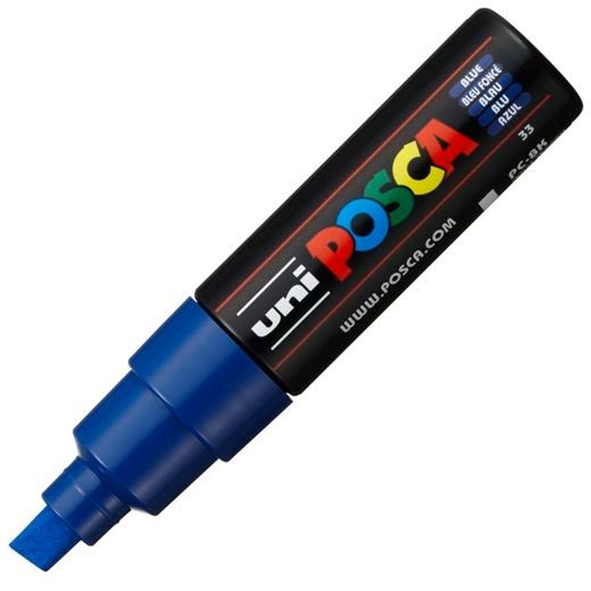 Фетр POSCA PC-8K Синий (6 штук)-2