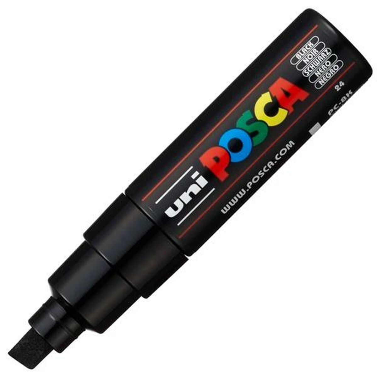 Фетр POSCA PC-8K Чёрный (6 штук)-2