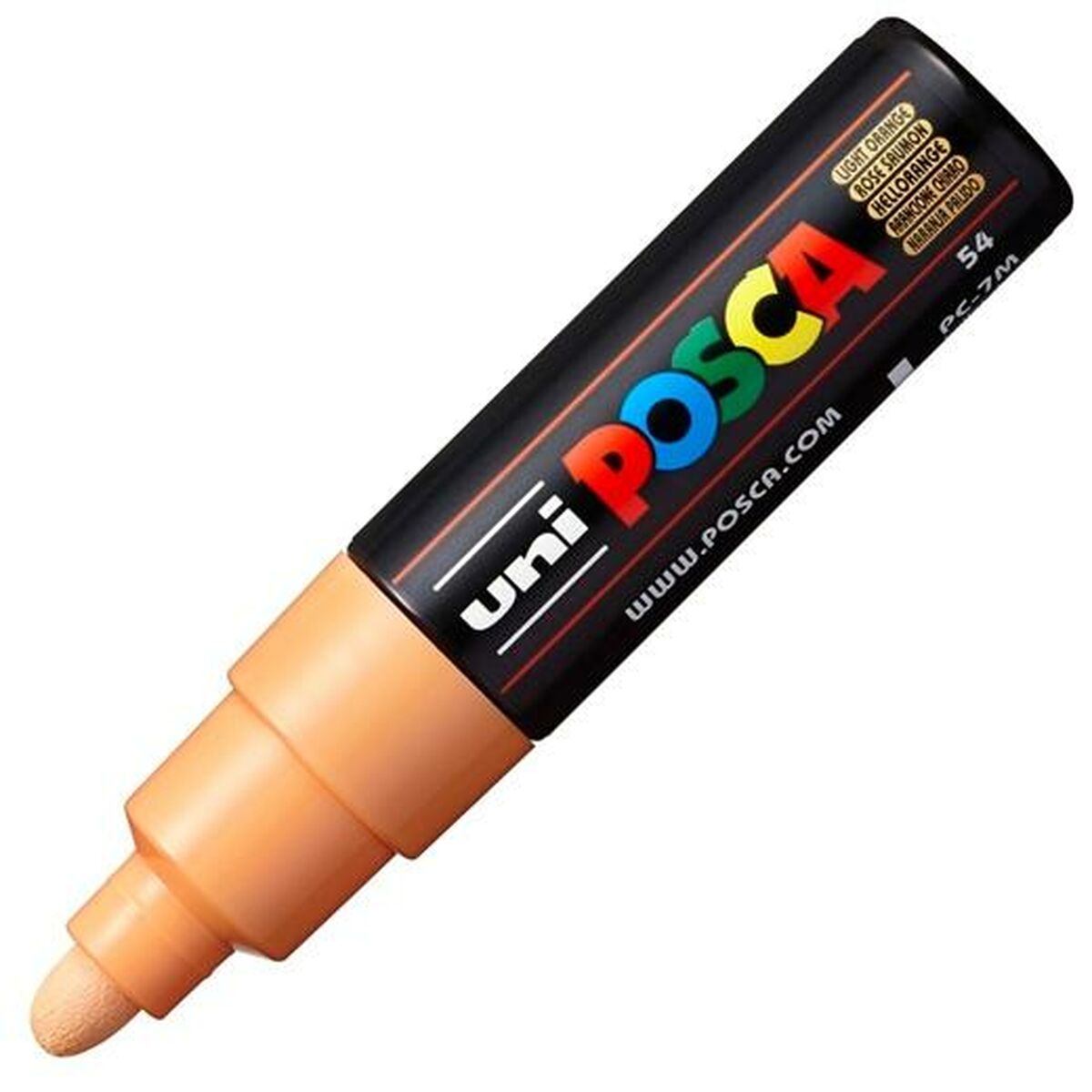 Фетр POSCA PC-7M Light Оранжевый 6 штук-2