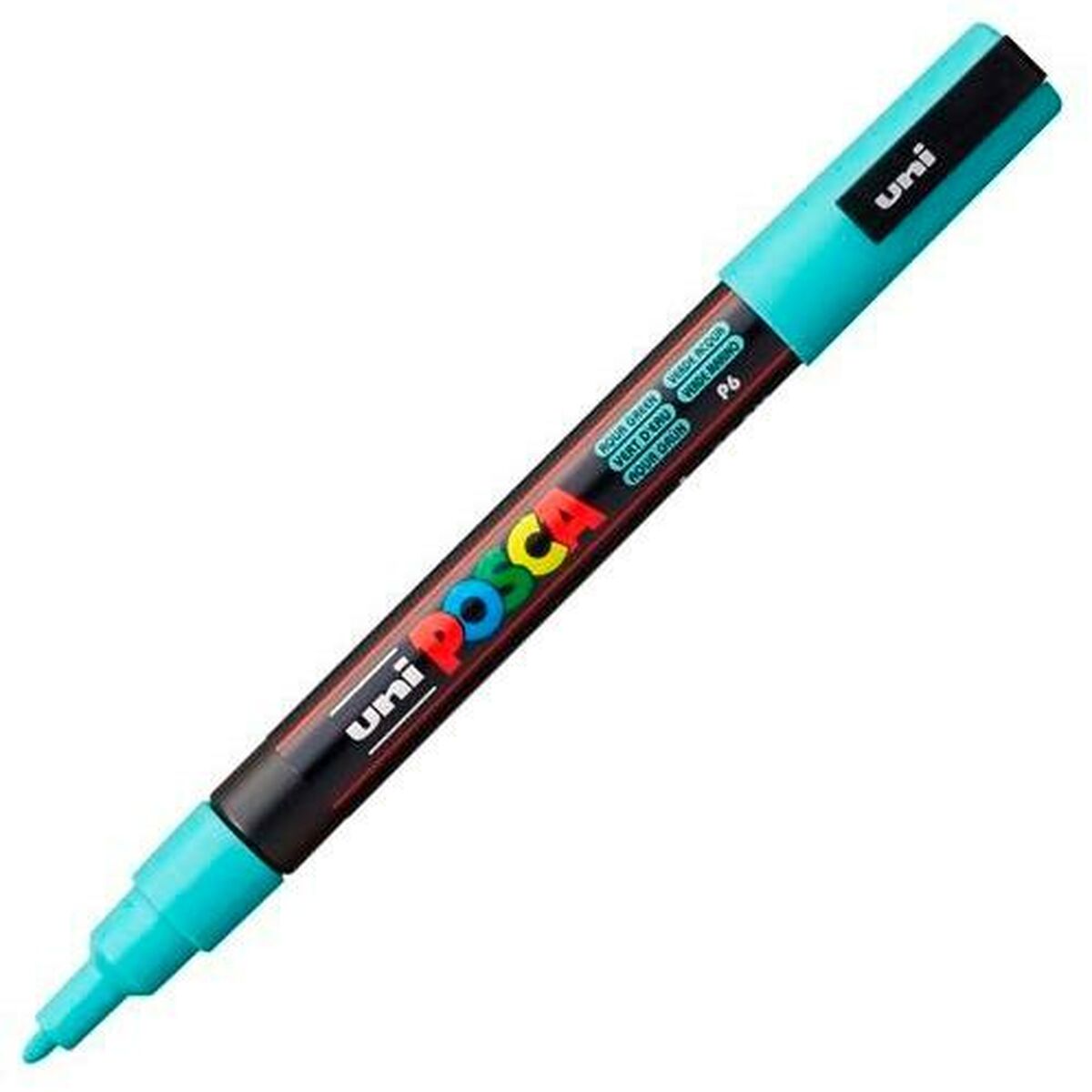 POSCA felt tip pen PC-3M Turquoise green (6 pieces)-2