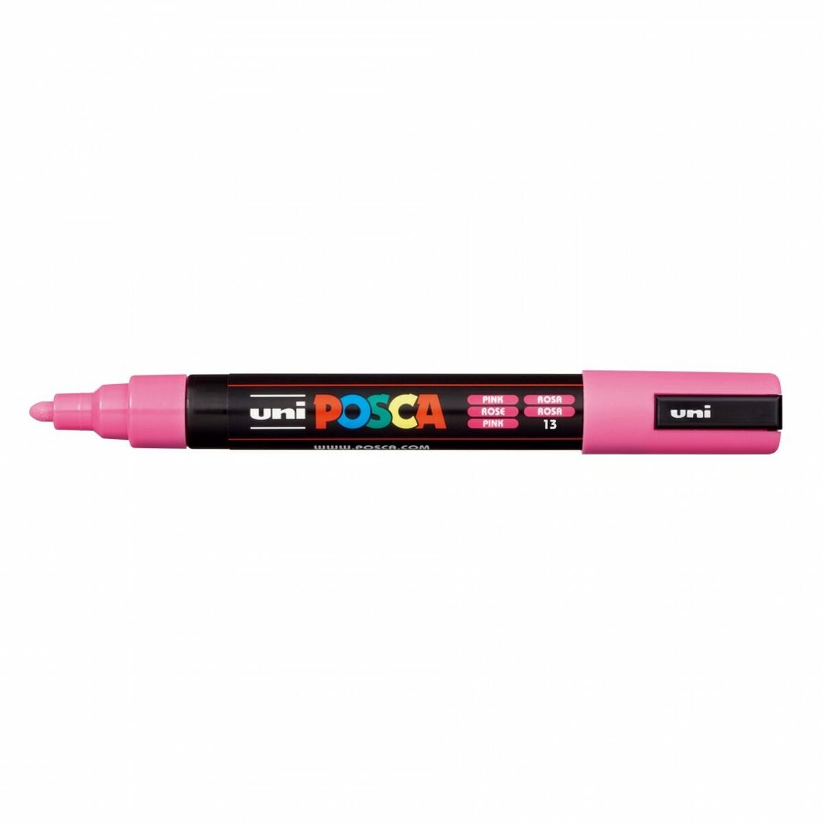 Маркер POSCA PC-5M Розовый (6 штук)-2