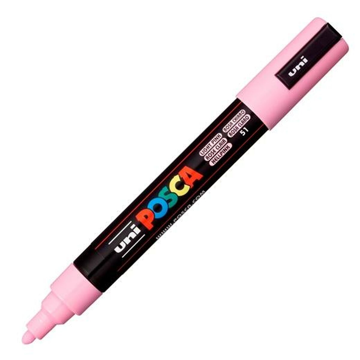 Маркер POSCA PC-5M Светло Pозовый (6 штук)-2