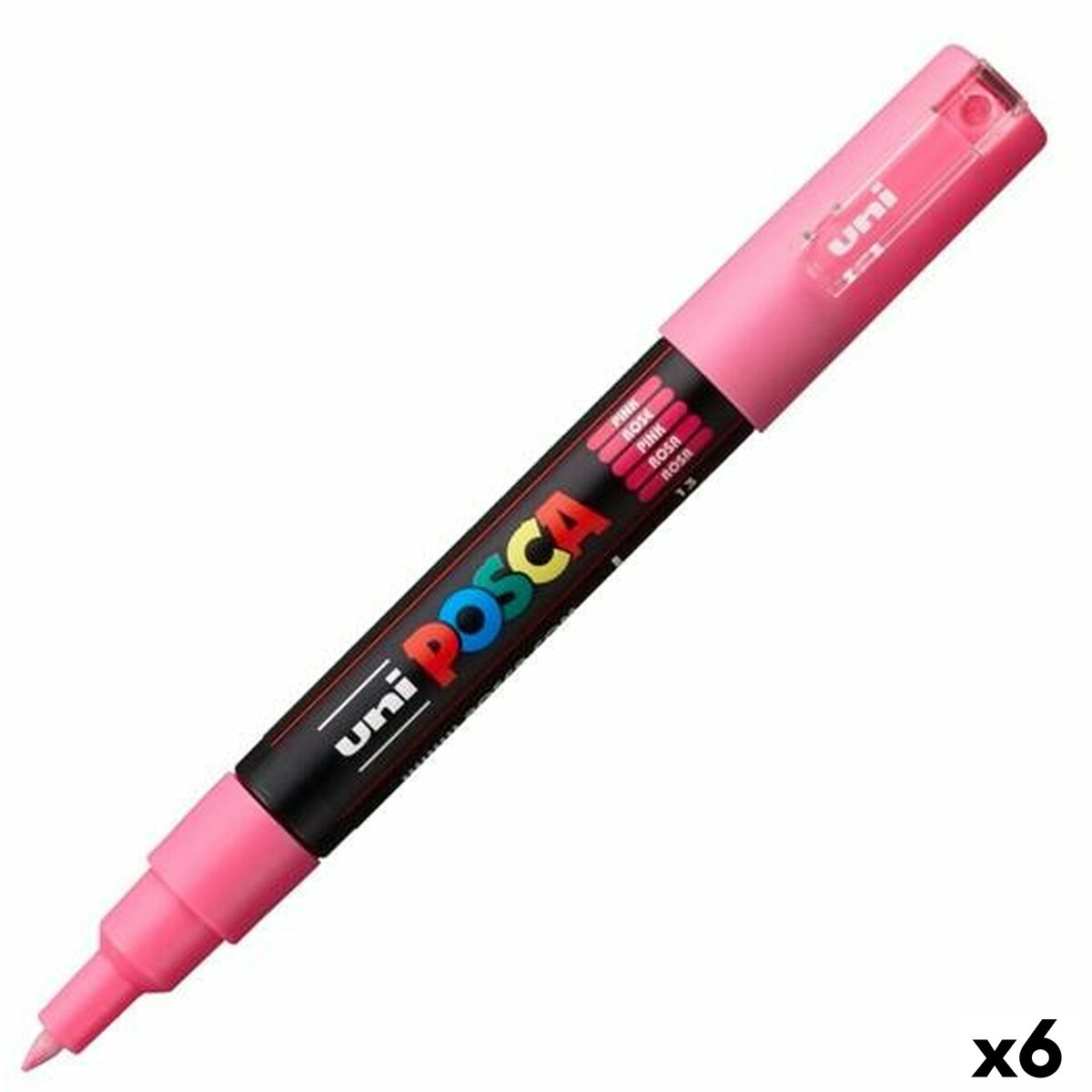 Маркер POSCA PC-1M Рожевий (6 штук)