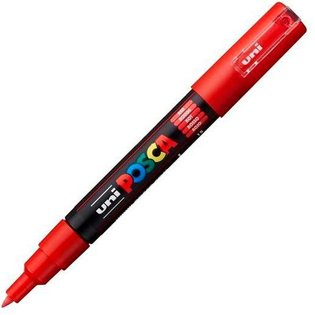Фетр POSCA PC-1M Красный (6 штук)-2