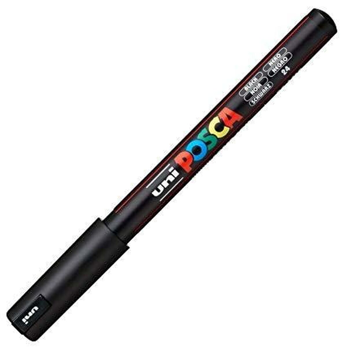 POSCA felt-tip pen PC-1MR Black (6 pieces)-2