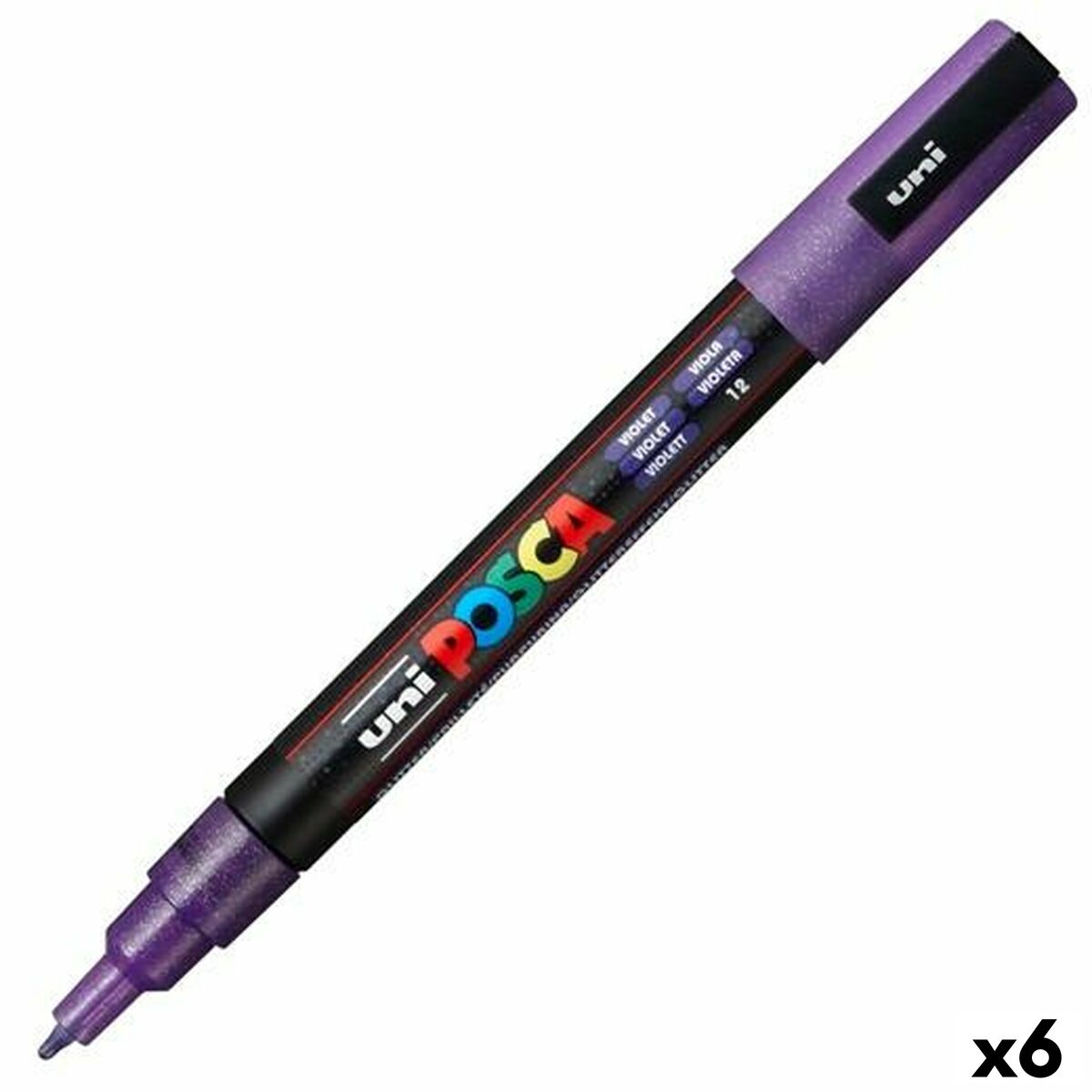 Маркер POSCA PC-3ML Күлгін (6 дана)