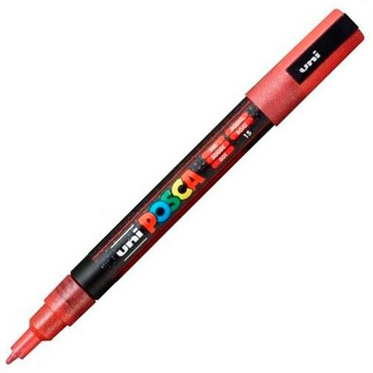 Маркер POSCA PC-3ML Красный (6 штук)-2