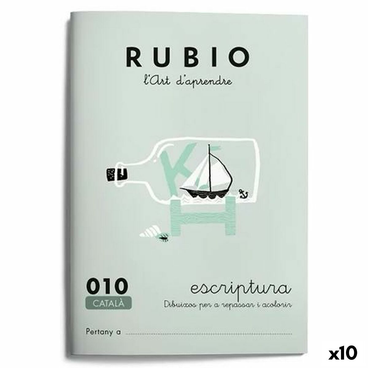 دفتر الكتابة والخط Rubio Nº10 Catalan A5 20 Leaves (10 قطع)