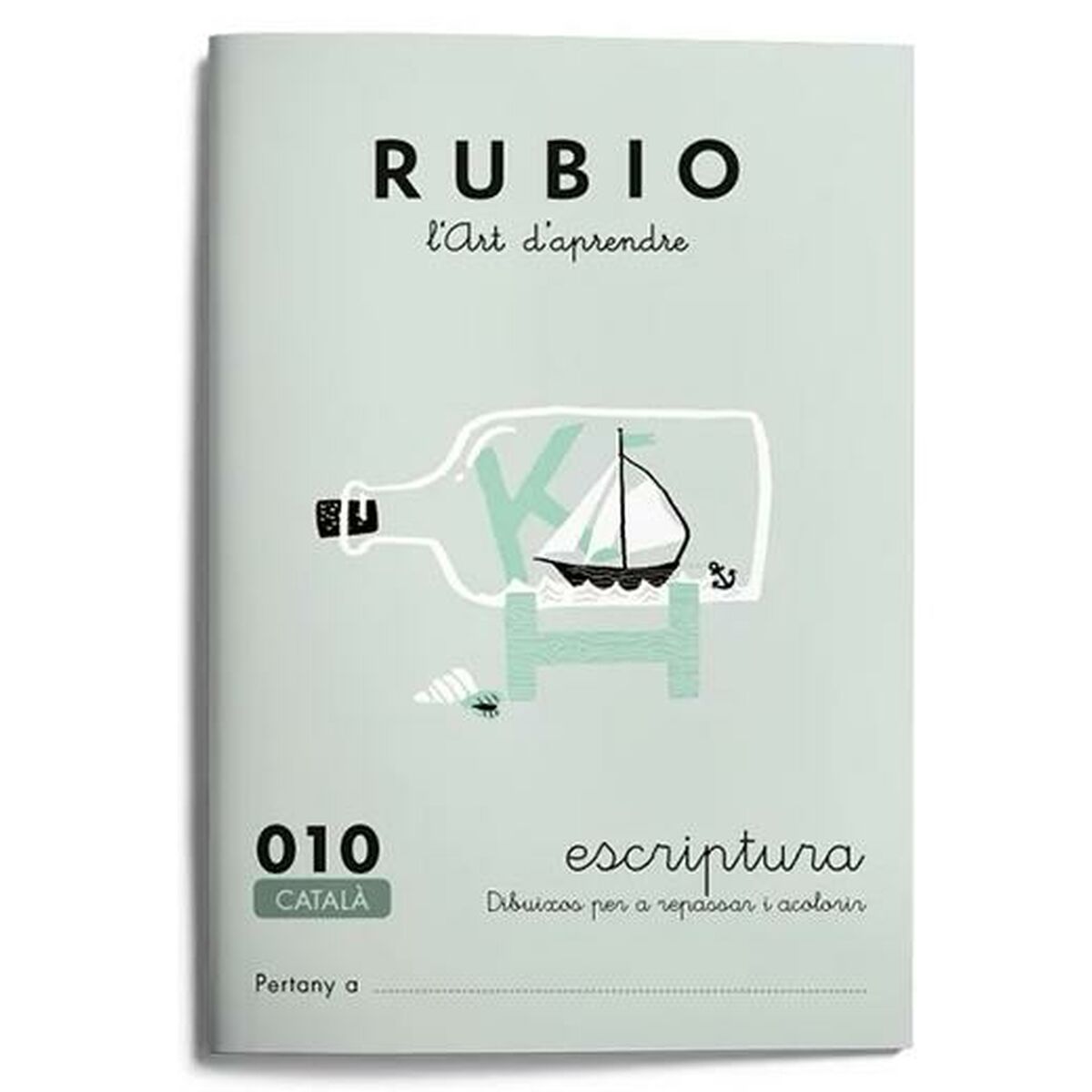 Writing and calligraphy notebook Rubio Nº10 Каталонский A5 20 Листья (10 штук)-2