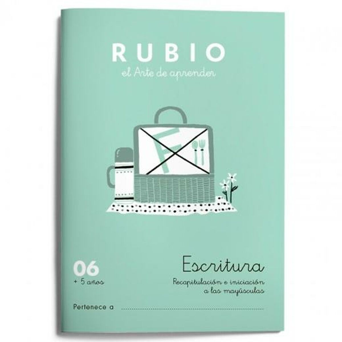 Writing and calligraphy notebook Rubio Nº06 A5 испанский 20 Листья (10 штук)-2