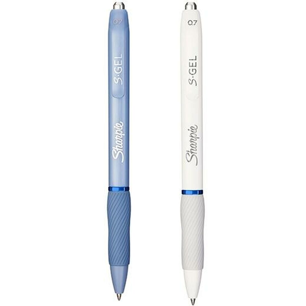 Гелевая ручка Sharpie S-Gel Белый Синий 0,7 mm (12 штук)-2