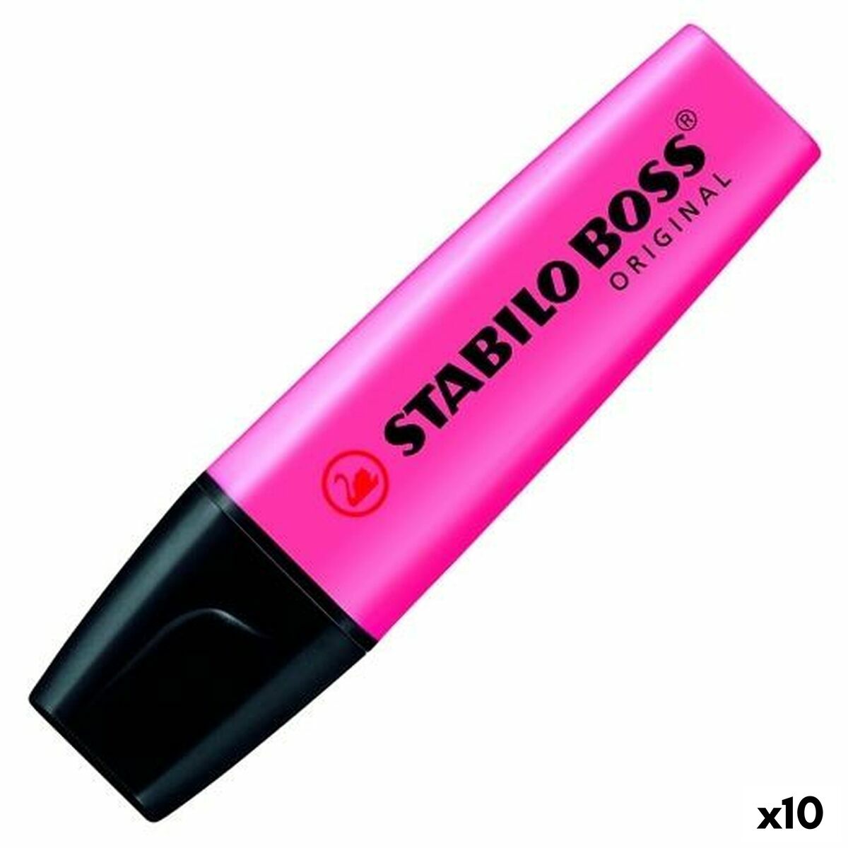 عناصر الوردي Stabilo Boss Fluorescent Marker 10 (10 قطع)