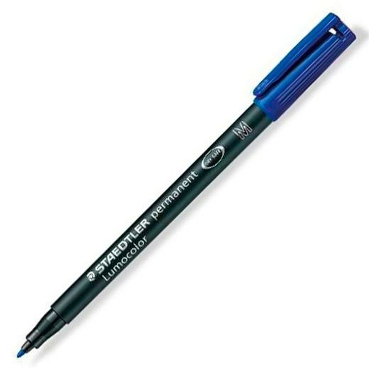 Постоянный маркер Staedtler Lumocolor 317-3 M Синий (10 штук)-2