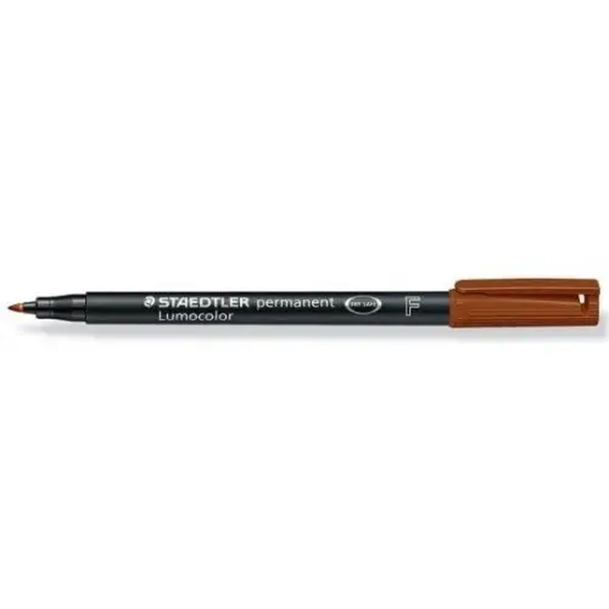 Постоянный маркер Staedtler Lumocolor Коричневый (10 штук)-2