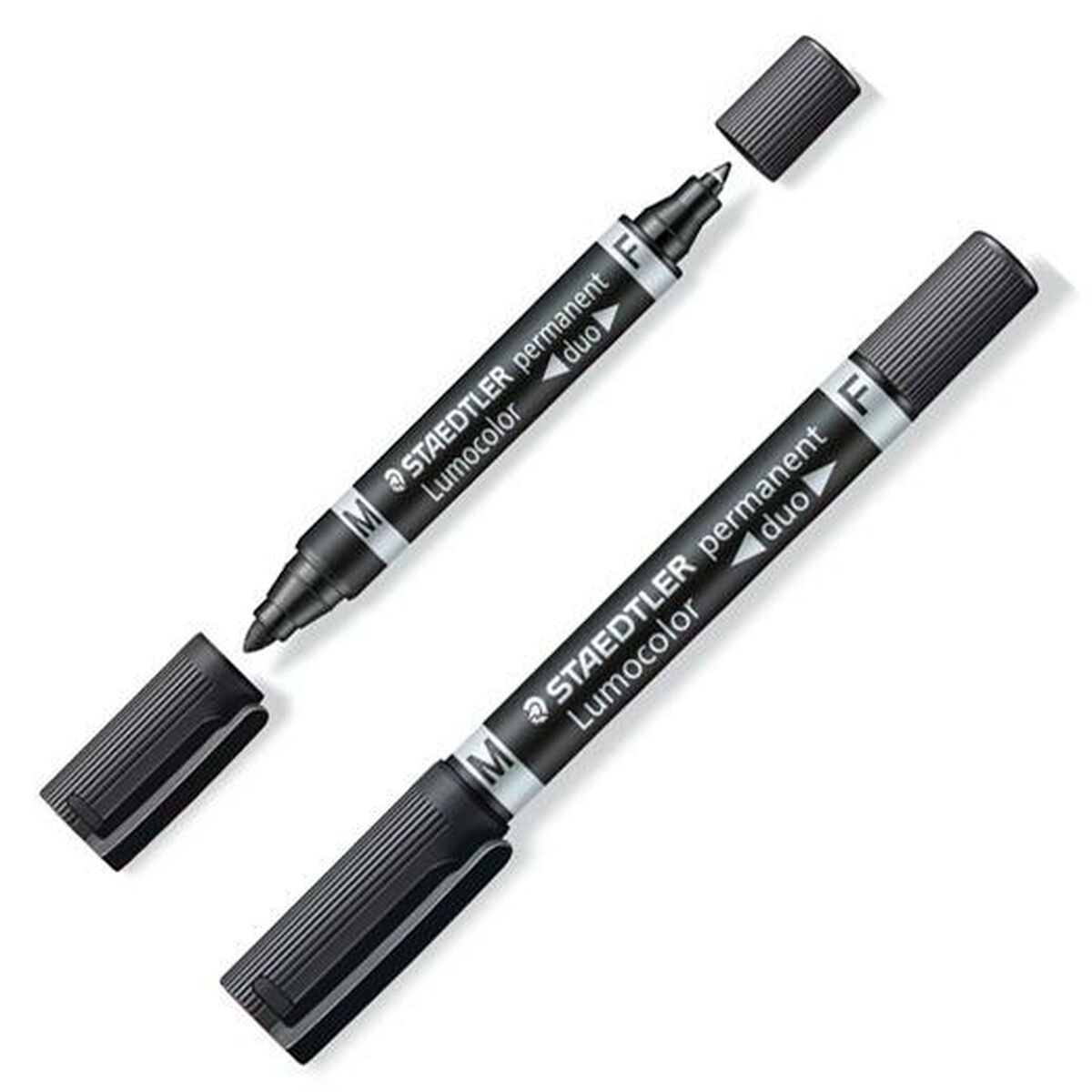 Permanent marker Staedtler Lumocolor 348-9 Black (10 pieces)-2