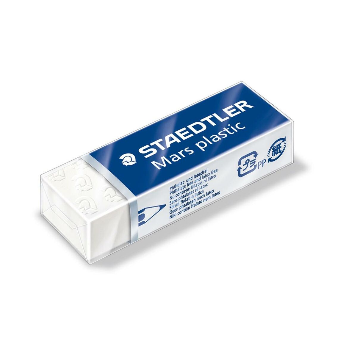 Ластик Staedtler Белый 6,5 x 2,3 x 1,3 cm (20 штук)-2