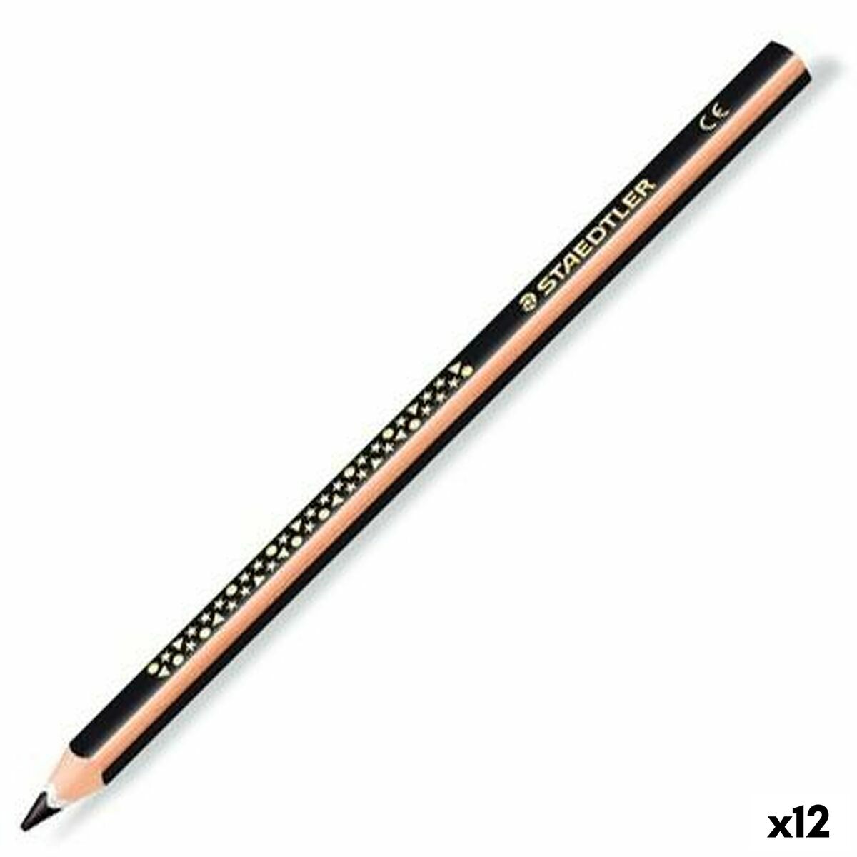Staedtler Farbstifte Jumbo Noris Schwarz (12 Stück)