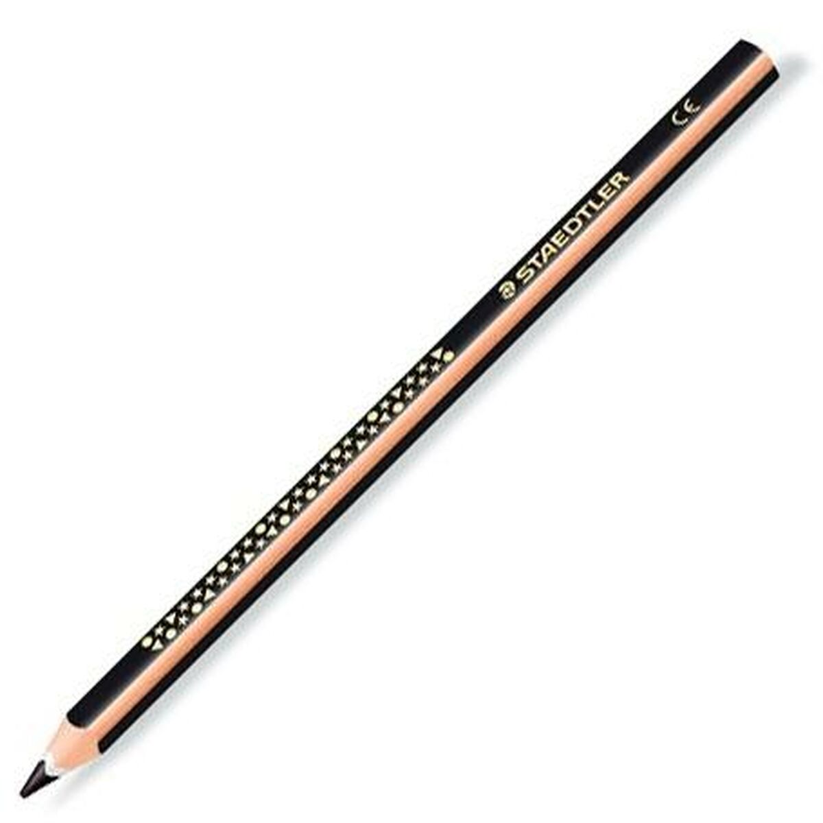 Цветные карандаши Staedtler Jumbo Noris Чёрный (12 штук)-2