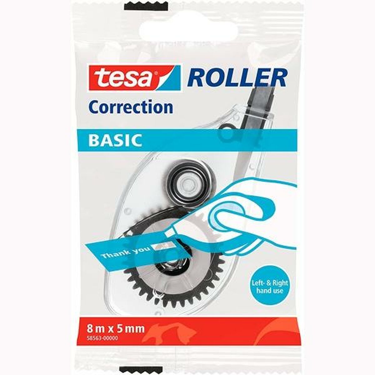 Корректирующая лента TESA Basic Белый 5 mm x 8 m (24 штук)-2
