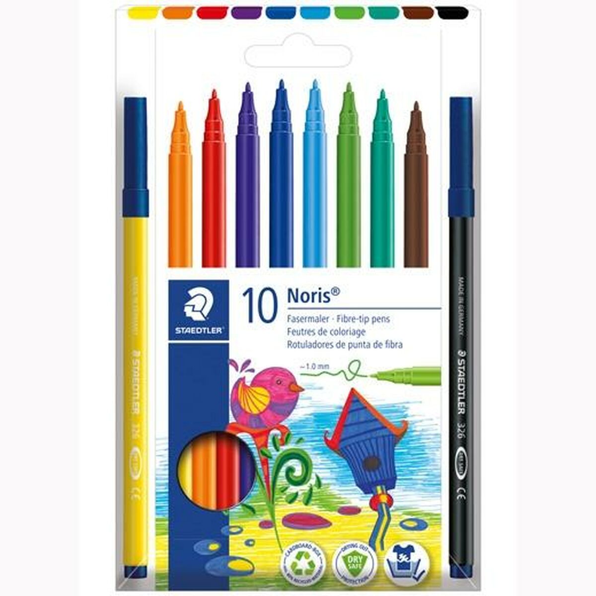 Staedtler Noris 326多色标记集(10件)-2