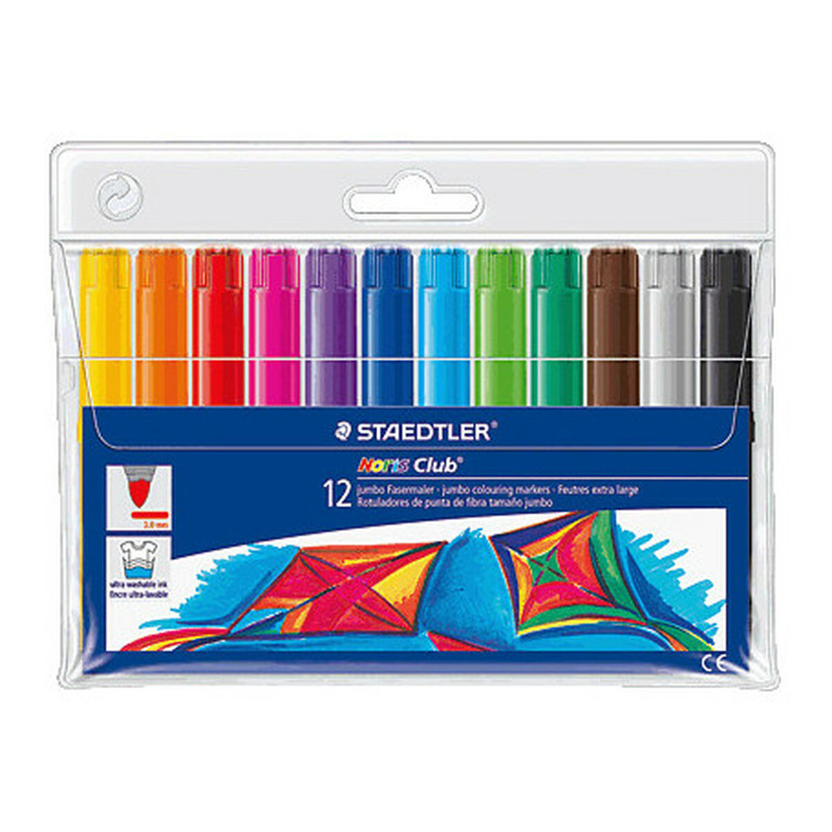 Набор маркеров Staedtler Noris Club Разноцветный (10 штук)-2