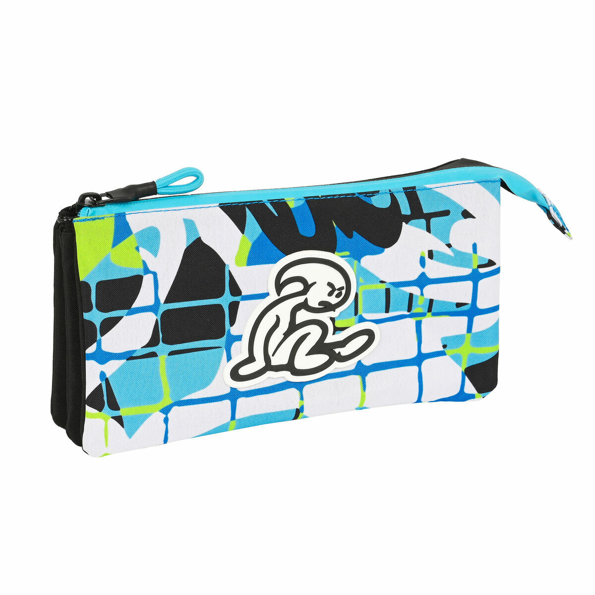 Тройной пенал El Niño Green Bali 22 x 3 x 12 cm-3