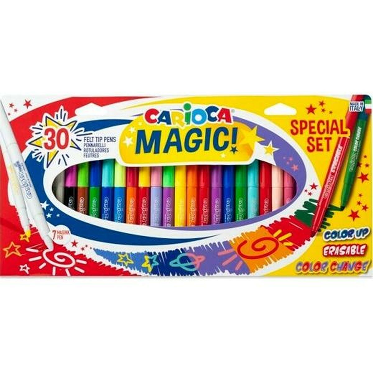 Набор маркеров Carioca Magic! Разноцветный 30 Предметы (10 штук)-2