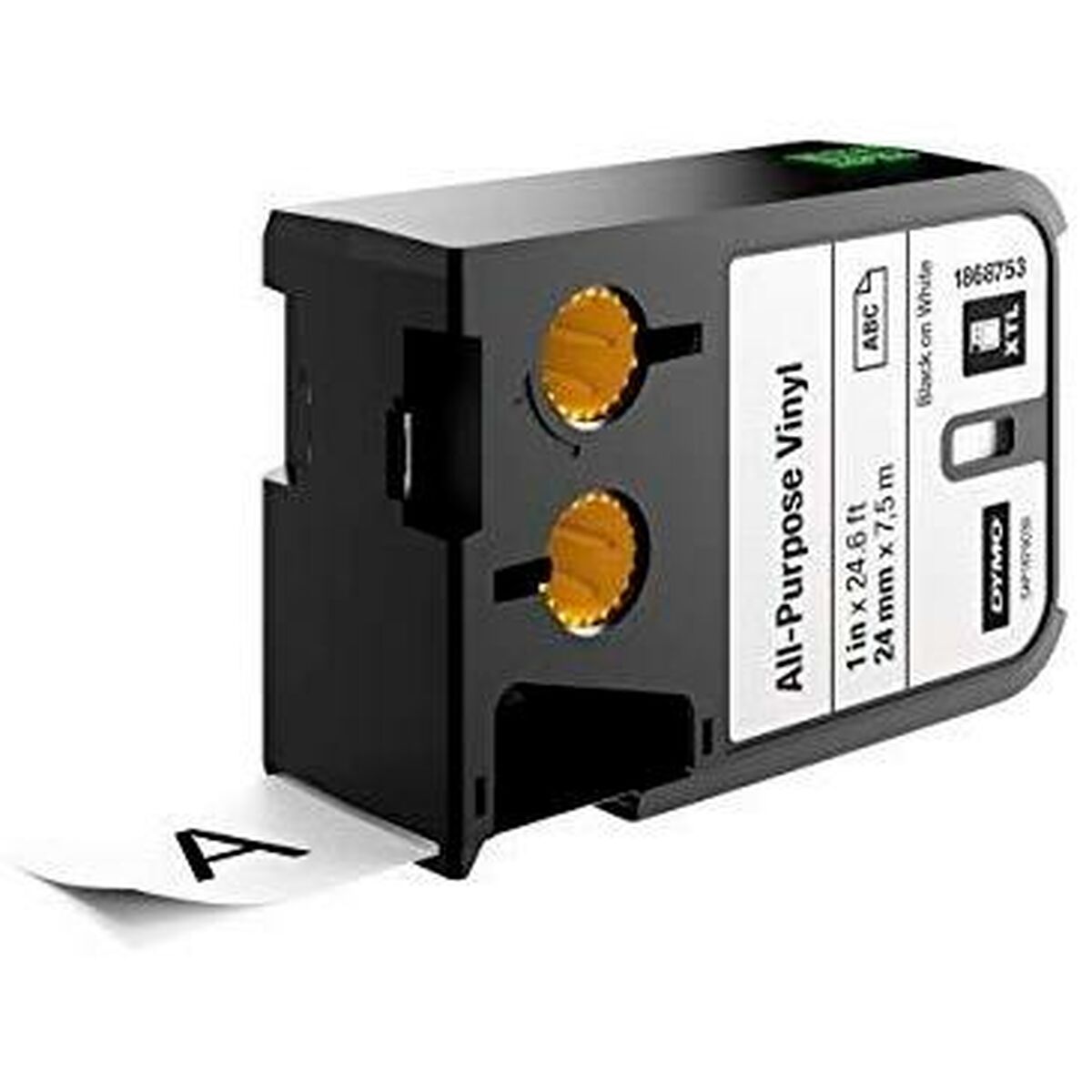 Термотрансферная лента Dymo Белый Чёрный 24 x 7,5 mm Винил (6 штук)-2