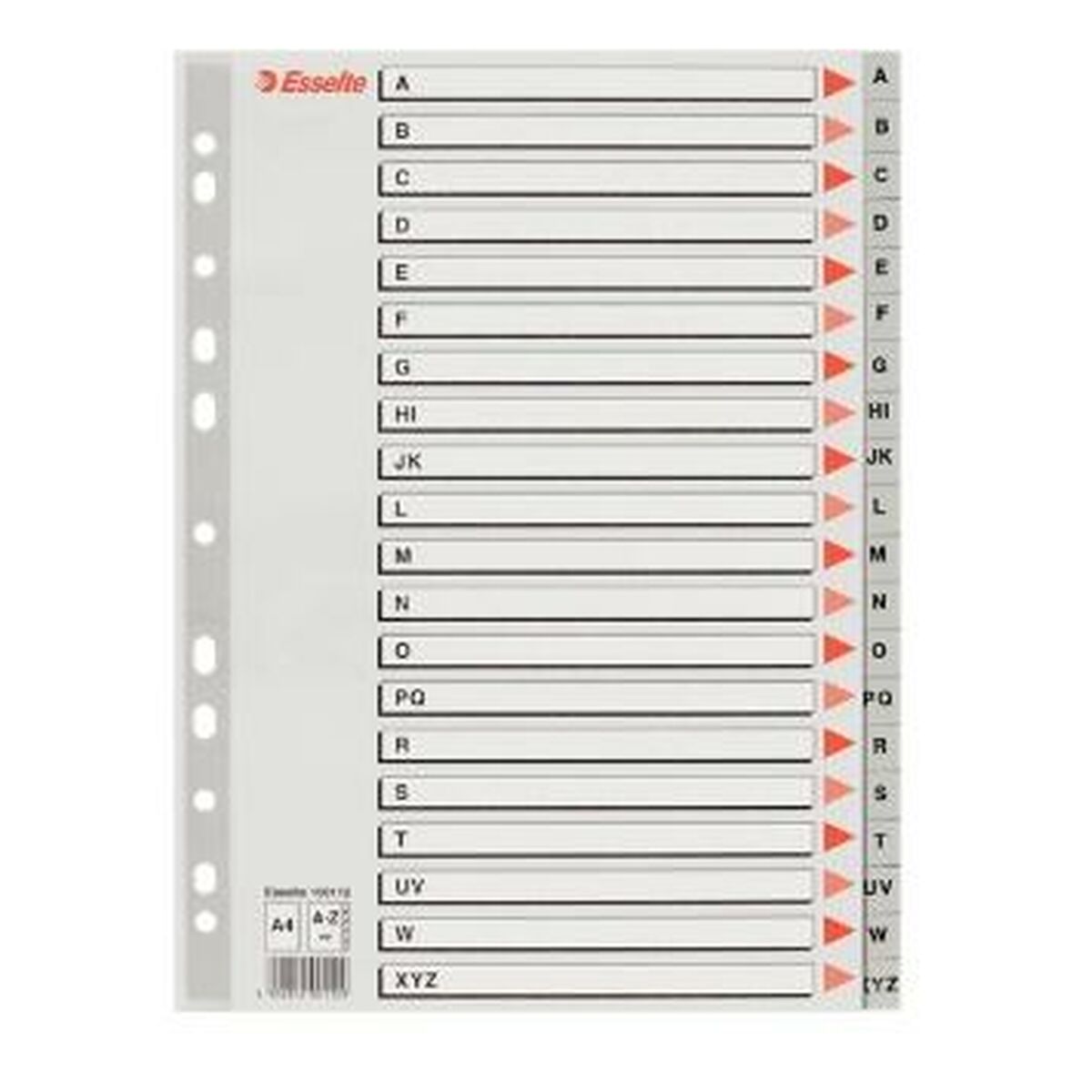 Разделители Esselte A-Z Азбука Серый A4 (10 штук)-2