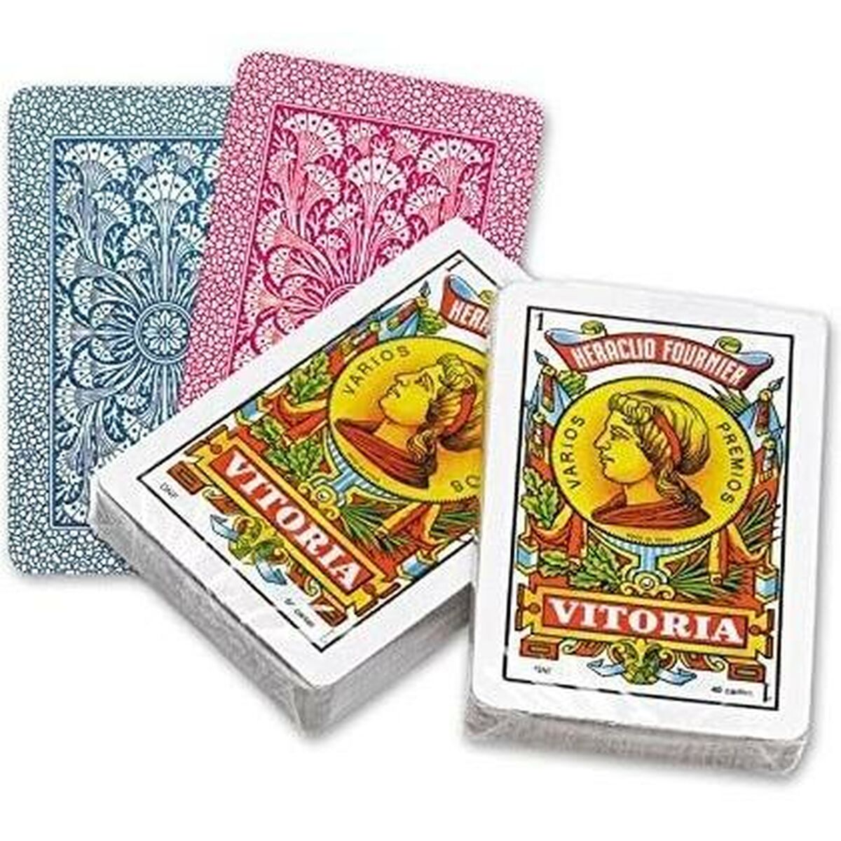 Испанская колода карт (50 карт) Fournier 61,5 x 95 mm 12 штук-2