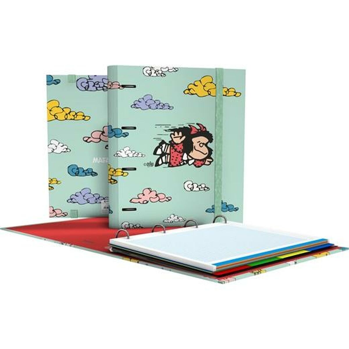 Папка-регистратор Mafalda Carpebook Зеленый A4 (2 штук)-2