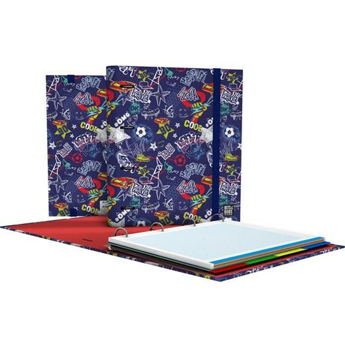 Папка-регистратор Grafoplas Carpebook Star Темно-синий A4 (2 штук)-2