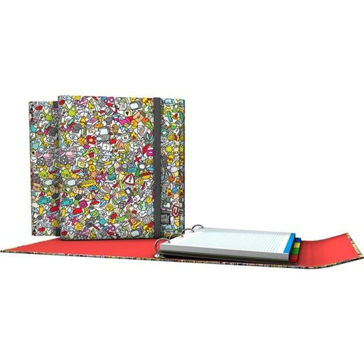 Папка-регистратор Grafoplas Carpeplús Icons Разноцветный A4 (2 штук)-2