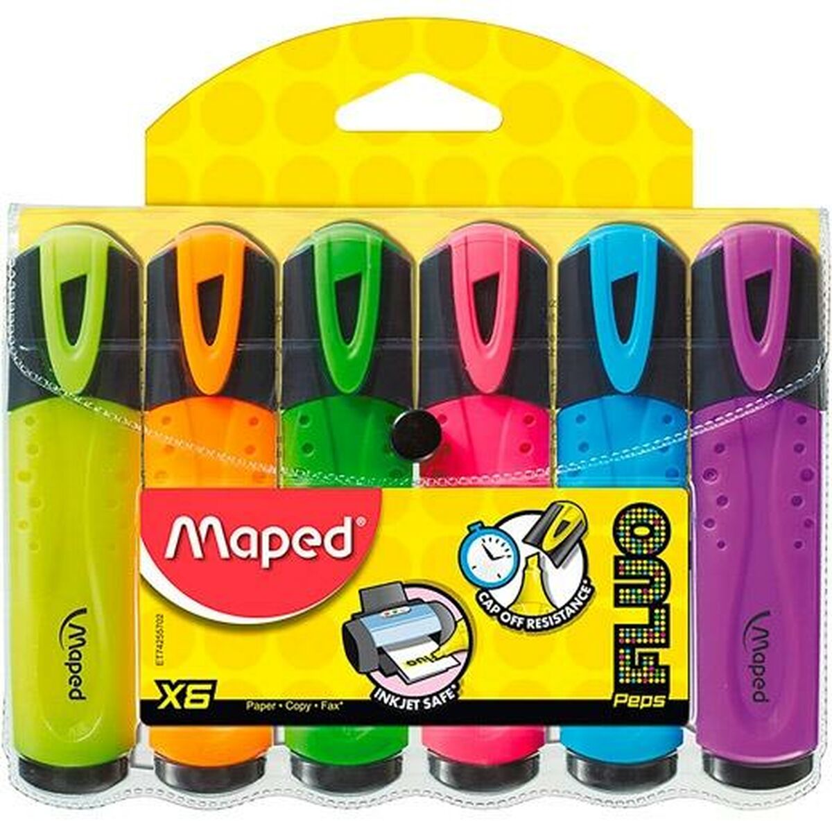 Флуоресцентный маркер Maped Peps Classic Разноцветный (12 штук)-3