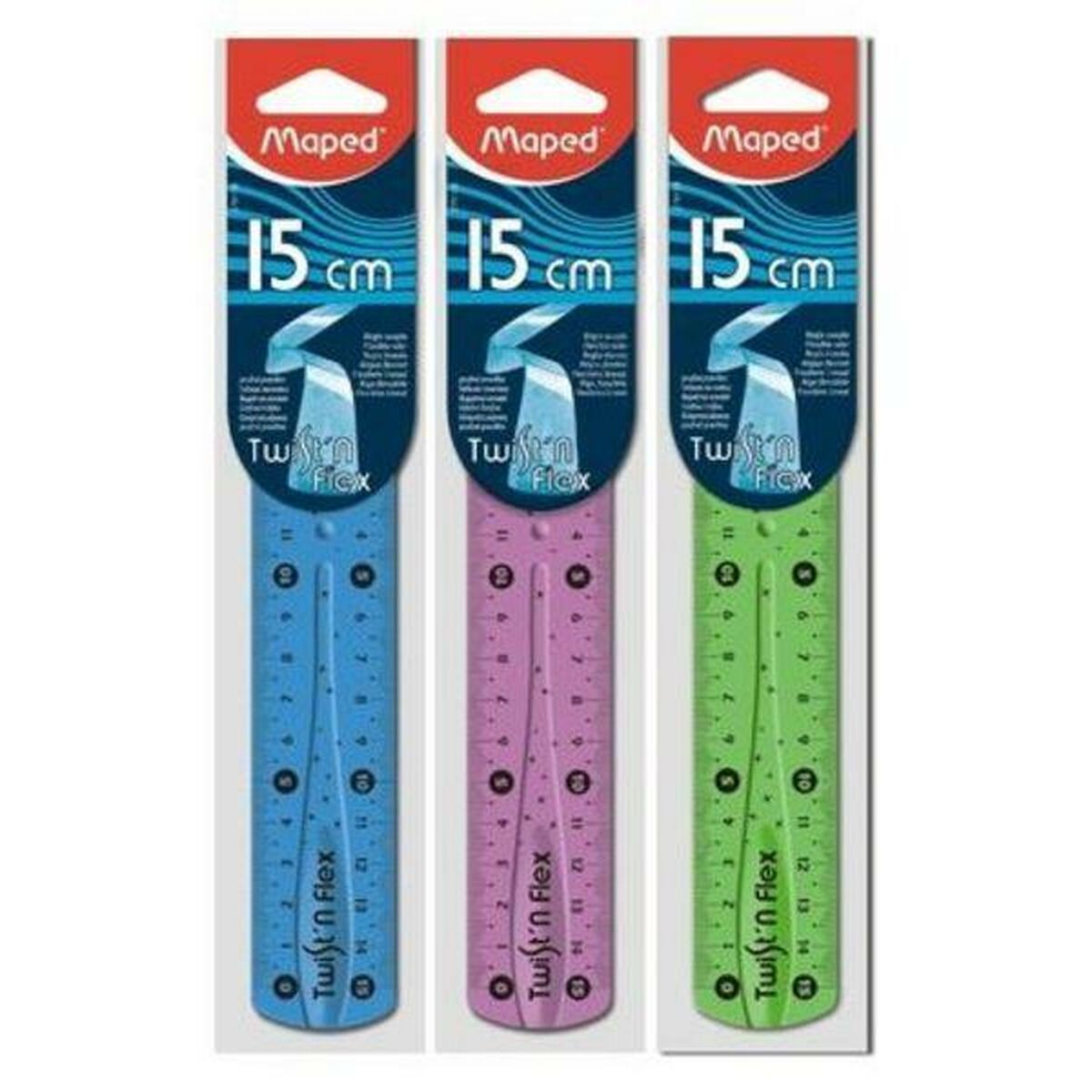 Набор правил Maped Twist'n Flex Разноцветный 15 cm 20 штук-2