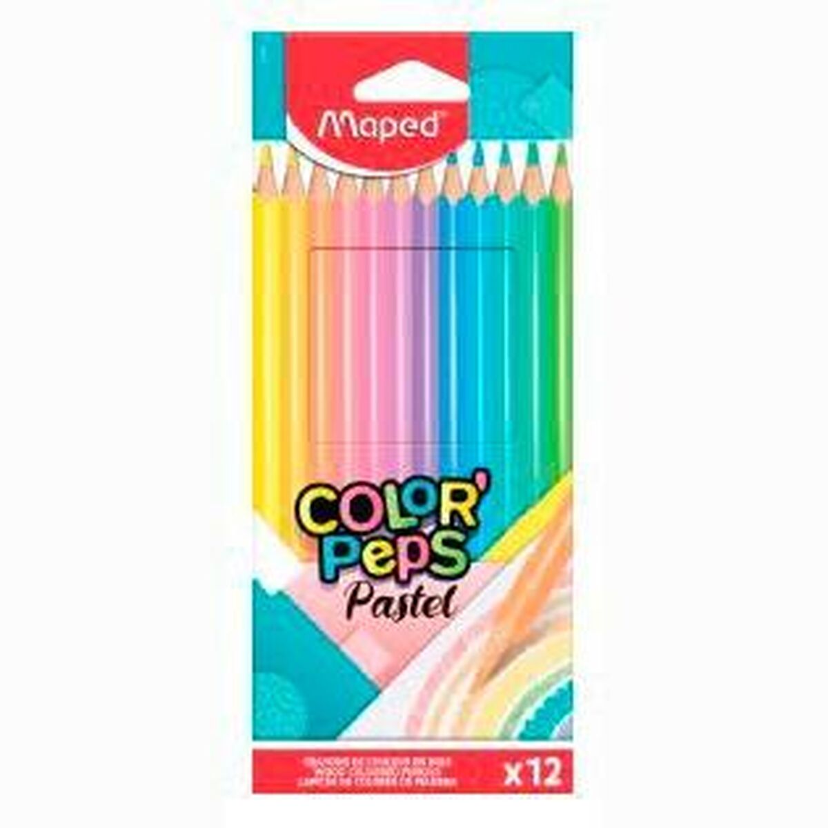 Цветные карандаши Maped Color' Peps Разноцветный 12 Предметы (12 штук)-2