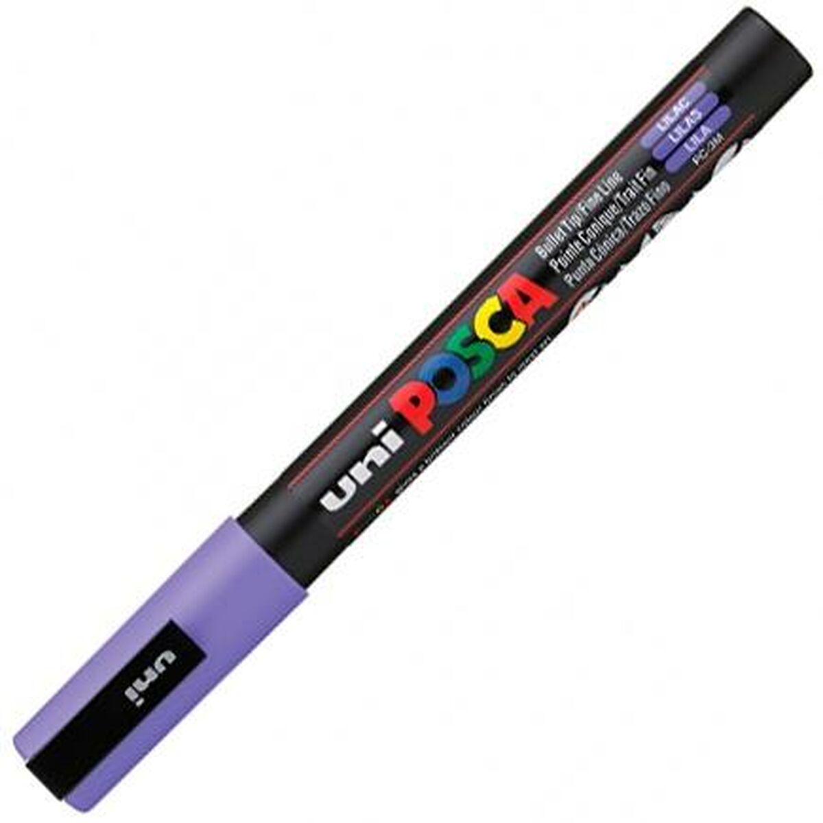 Маркер POSCA PC-3M Лиловый (6 штук)-3