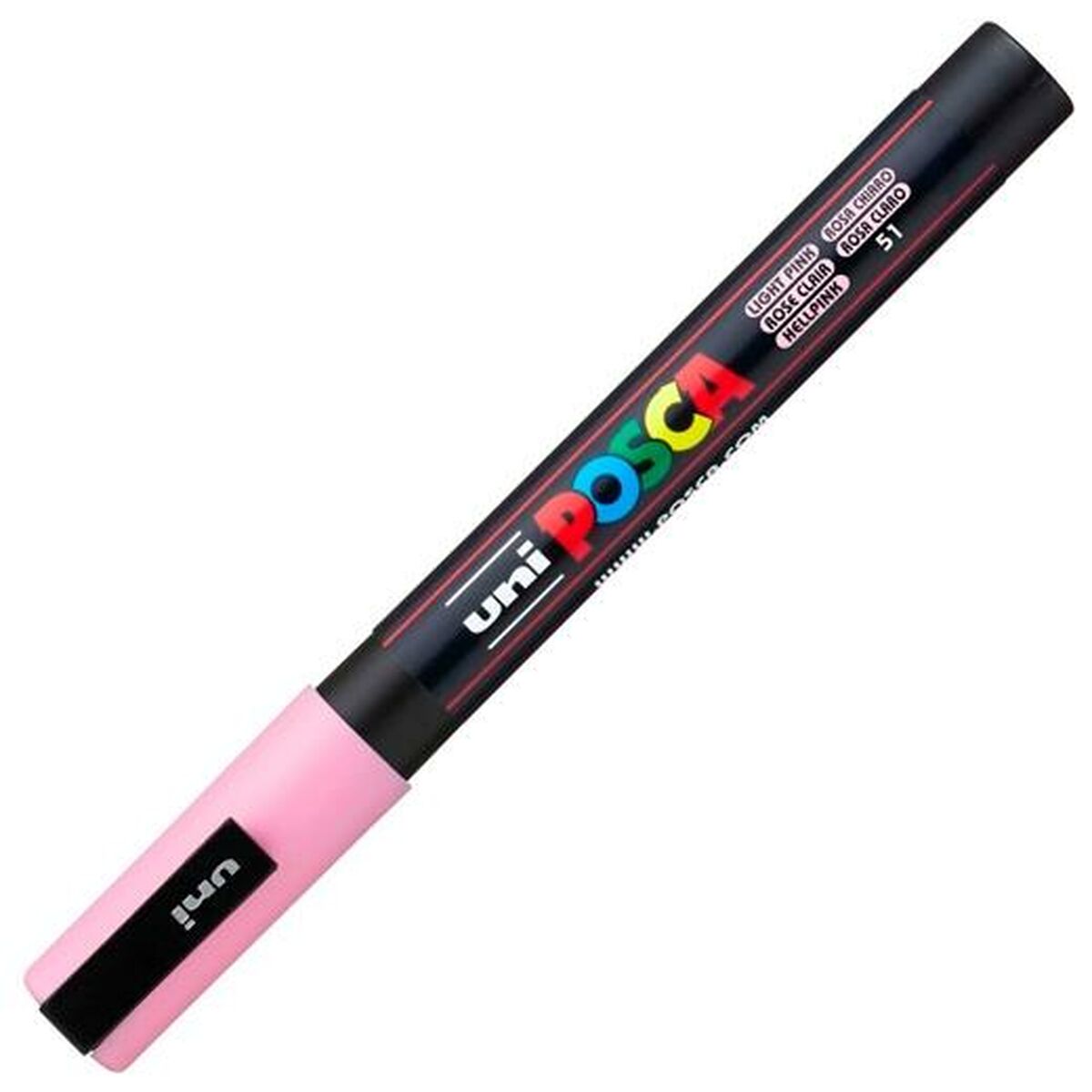 Маркер POSCA PC-3M Светло Pозовый (6 штук)-2