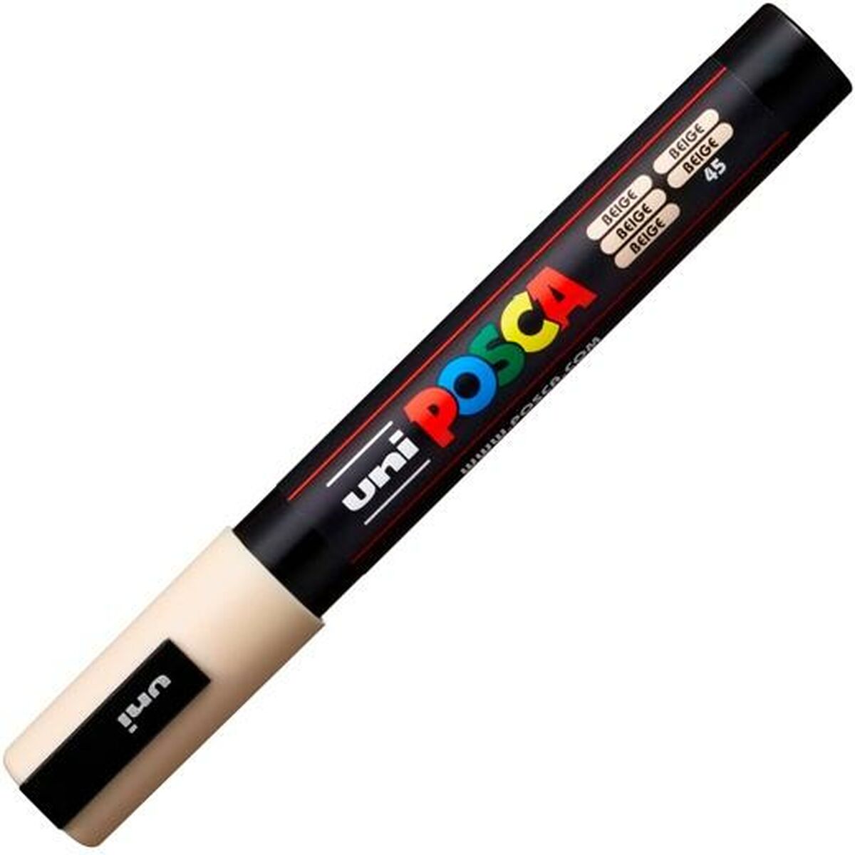 Маркер POSCA PC-5M Бежевый (6 штук)-2