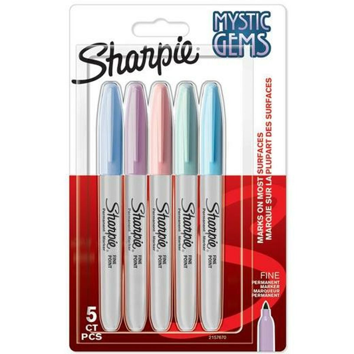 Набор маркеров Sharpie Mystic Gems Разноцветный 5 Предметы (12 штук)-2