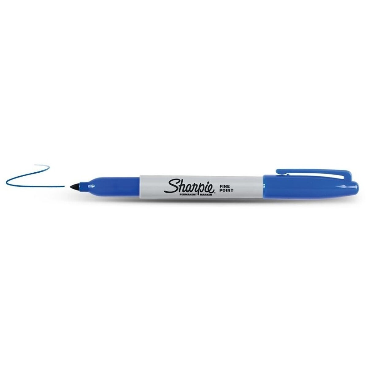 Постоянный маркер Sharpie Fine Point Синий (12 штук)-4
