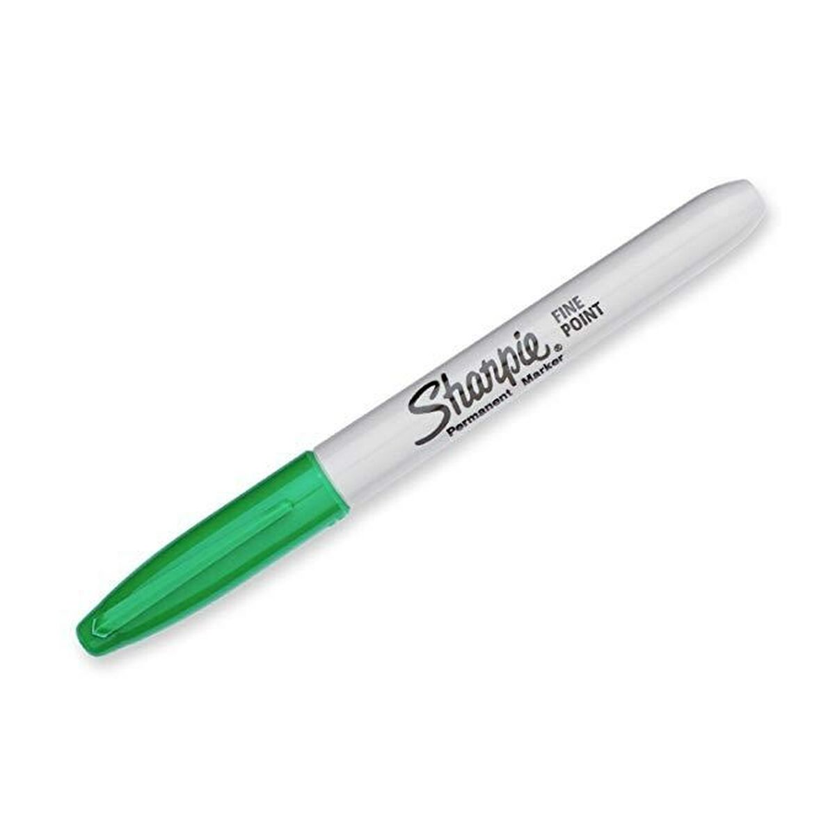 Постоянный маркер Sharpie Fine Point Зеленый (12 штук)-2