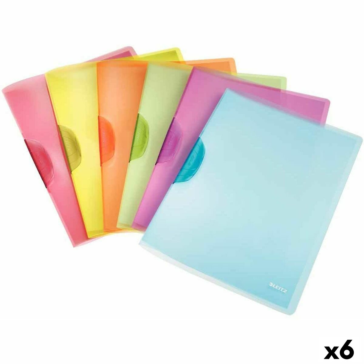 Досье Leitz ColorClip Rainbow Разноцветный A4 (6 штук)-3