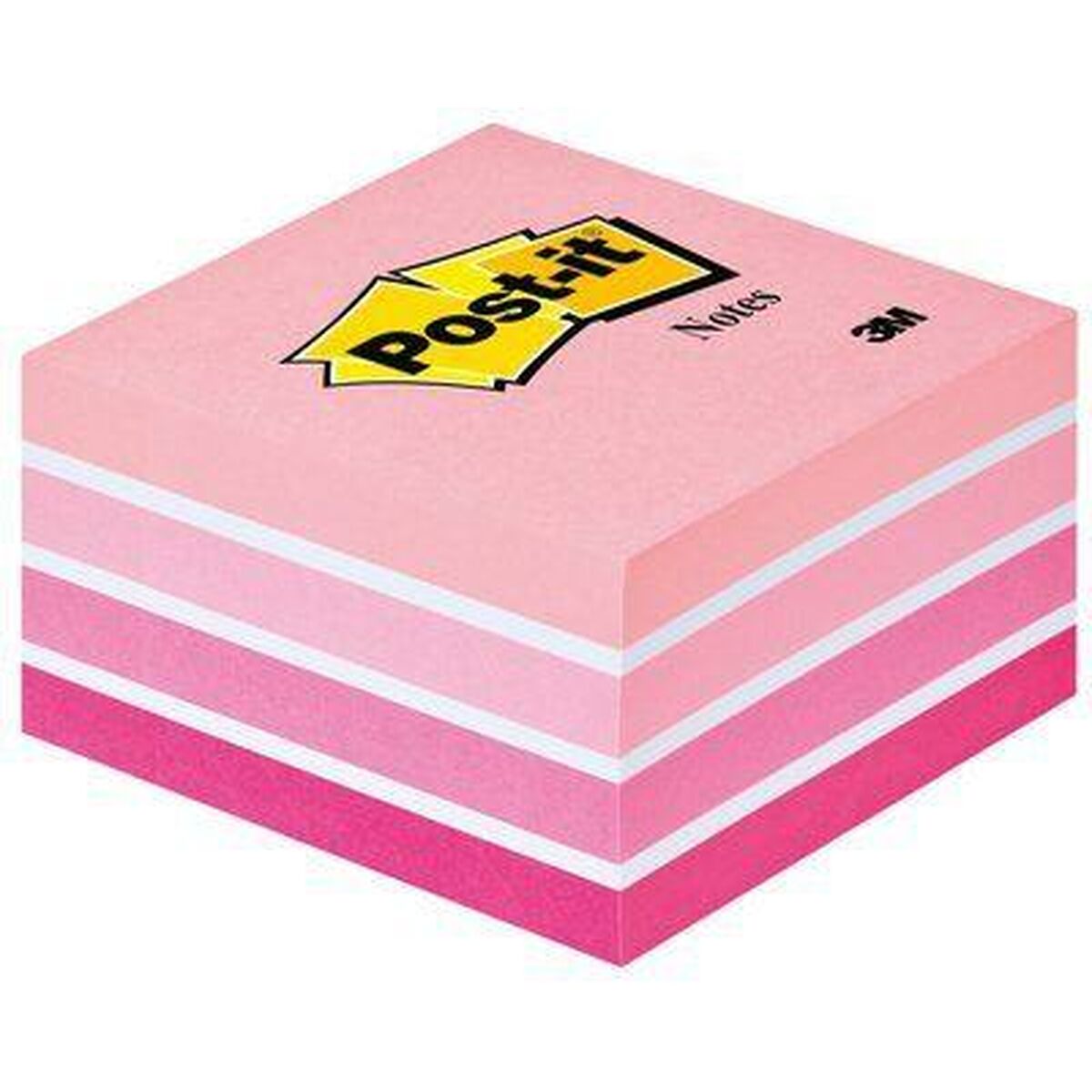 Notepad Post-it 76 x 76 mm Pink 450 Leaves (12 pieces)-2