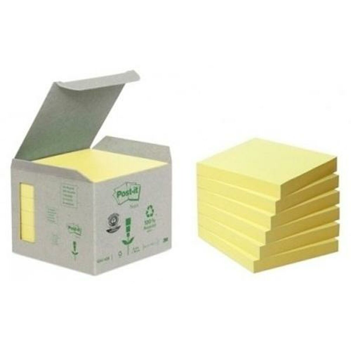 Набор клейких заметок Post-it Жёлтый 6 Предметы 76 x 76 mm (4 штук)-2