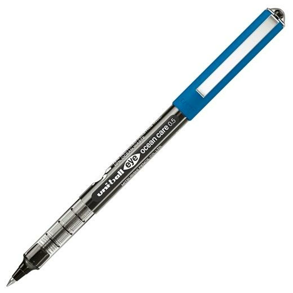 Ручка с жидкими чернилами Uni-Ball Eye Ocean Care Чёрный 0,5 mm (12 штук)-2