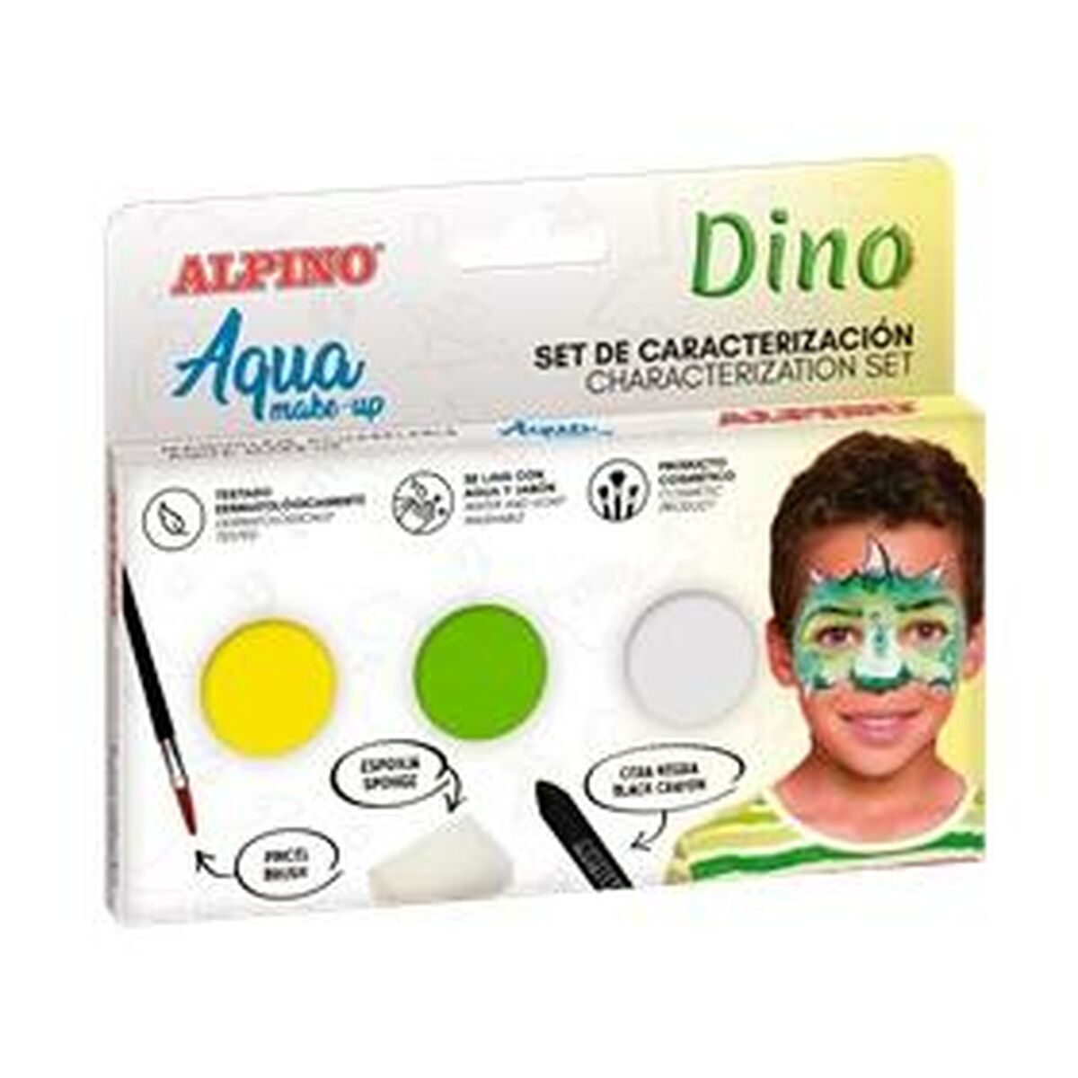 Детский набор для макияжа Alpino Dino К воде (12 штук)-2