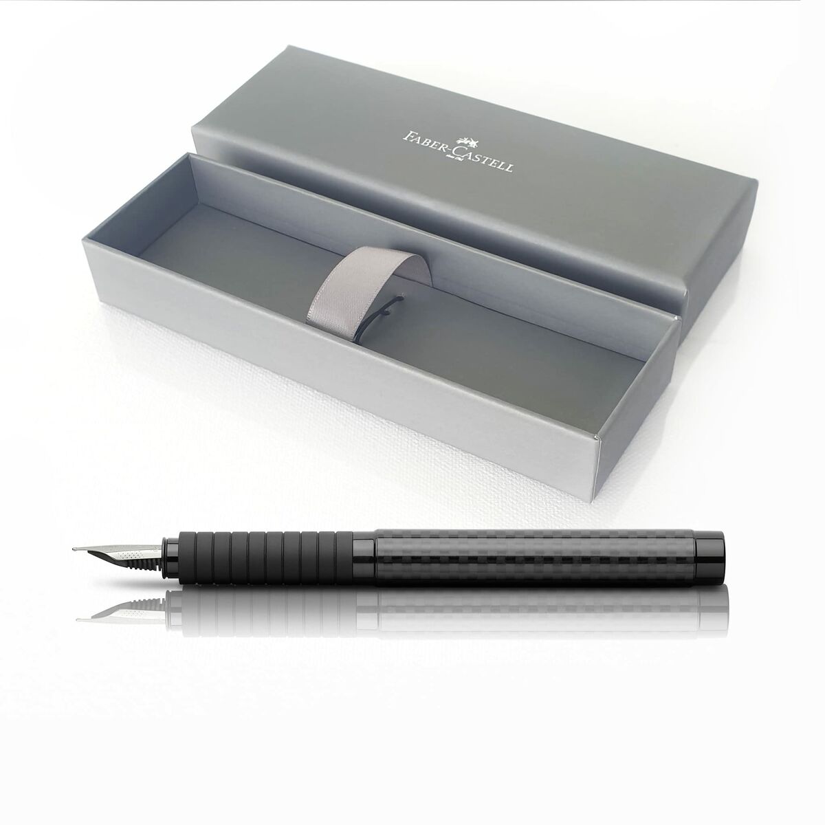 Перо для каллиграфии Faber-Castell Essentio F Карбоновый Чёрный-3